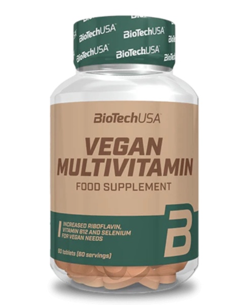 BioTech USA Vegan Multivitamin 60 tabletek BioTech USA Vegan Multivitamin 60 tabletek
