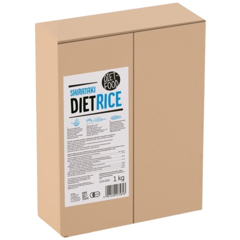Diet Food Makaron Shirataki Konjac Ryż 1 kg Diet Food Makaron Shirataki Konjac Ryż 1 kg