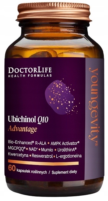 Doctor Life Ubichinol Q10 Advantage 60 kapsułek Doctor Life Ubichinol Q10 Advantage 60 kapsułek