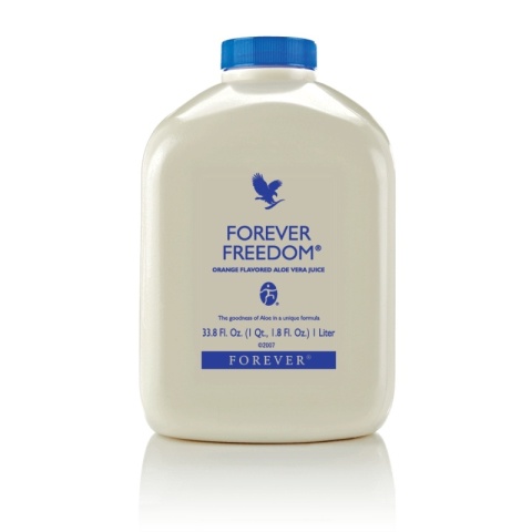 Forever Freedom sok z liści aloesu z dodatkiem siarczanu glukozaminy i chondroityny o smaku pomarańczowym Forever Freedom sok z liści aloesu z dodatkiem siarczanu glukozaminy i chondroityny o smaku pomarańczowym