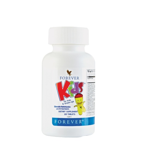 Forever Kids tabletki wielowitaminowe z naturalnych ekstraktów z owoców i warzywa 120 tabletek do ssania Forever Kids tabletki wielowitaminowe z naturalnych ekstraktów z owoców i warzywa 120 tabletek do ssania