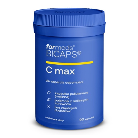 Formeds Bicaps C MAX z cynkiem i rutyną 90 kapsułek Formeds Bicaps C MAX z cynkiem i rutyną 90 kapsułek