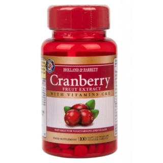 Holland & Barrett Cranberry fruit Extract ekstrakt z żurawiny 100 tabletek