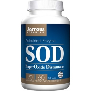 Jarrow Formulas SOD (SuperOxide Dismutase) 20 mg 60 kapsułek