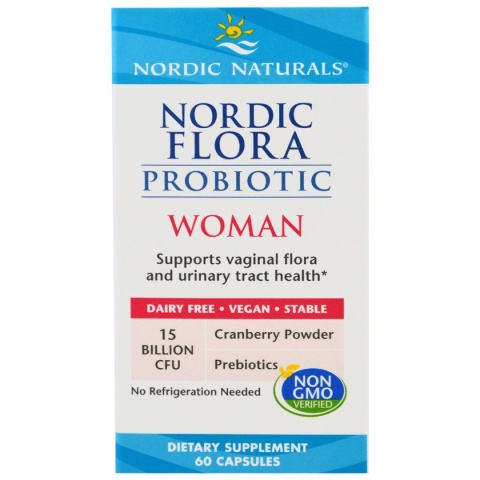 Nordic Naturals Flora Probiotic Woman 60 kapsułek Nordic Naturals Flora Probiotic Woman 60 kapsułek