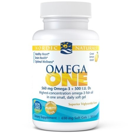 Nordic Naturals Omega ONE 560mg 500IU D3 30 miękkich kapsułek Nordic Naturals Omega ONE 560mg 500IU D3 30 miękkich kapsułek