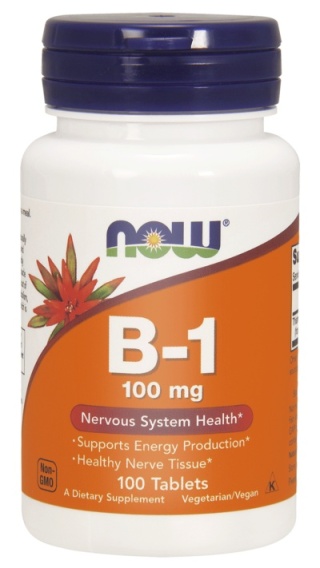 Now Foods Witamina B1 (Tiamina) 100 mg 100 tabletek