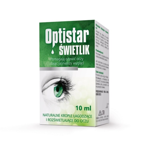 OPTISTAR ŚWIETLIK krople do oczu 10 ml OPTISTAR ŚWIETLIK krople do oczu 10 ml