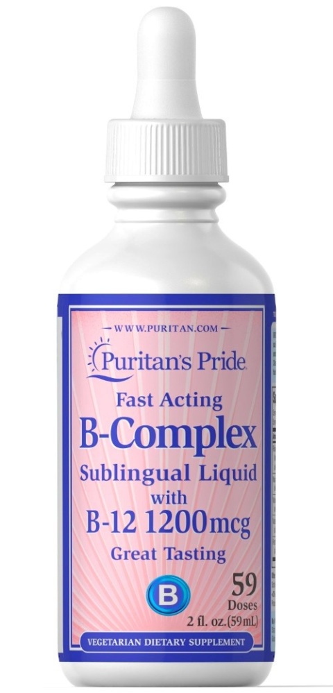 Puritan's Pride B-complex krople podjęzykowe 59ml Puritan's Pride B-complex krople podjęzykowe 59ml