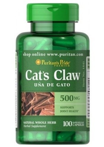 Puritan's Pride Cat's Claw (Koci Pazur) 500 mg 100 kapsułek Puritan's Pride Cat's Claw (Koci Pazur) 500 mg 100 kapsułek
