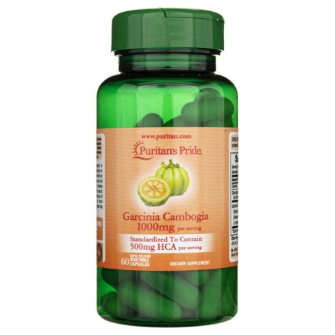 Puritan's Pride Garcinia Cambogia 1000mg 60 kapsułek wegańskich Puritan's Pride Garcinia Cambogia 1000mg 60 kapsułek wegańskich