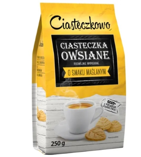Sante Ciasteczkowo Ciasteczka Owsiane Maślane 250g Sante Ciasteczkowo Ciasteczka Owsiane Maślane 250g