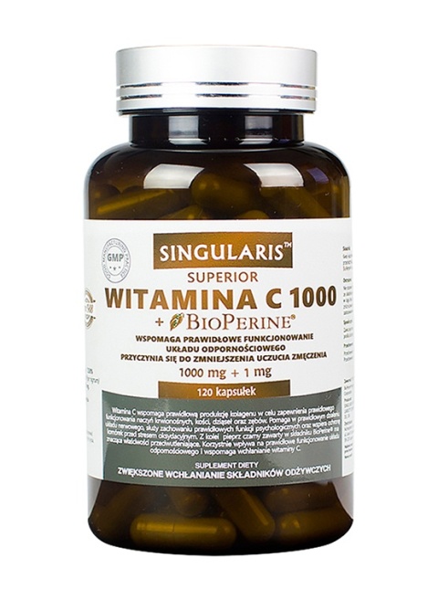 Singularis Witamina C 1000 + Bioperine® 120 kapsułek Singularis Witamina C 1000 + Bioperine® 120 kapsułek
