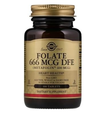 Solgar Folate 400 iu folian 50 tabletek wegańskich Solgar Folate 400 iu folian 50 tabletek wegańskich