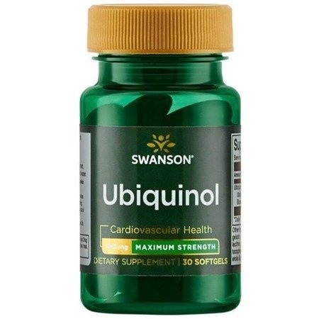 Swanson Koenzym Q10 Ubiquinol Kaneka (Ubichinol) 200 mg 30 kapsułek Swanson Koenzym Q10 Ubiquinol Kaneka (Ubichinol) 200 mg 30 kapsułek