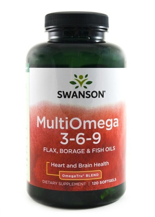 Swanson MultiOmega 3-6-9 120 kapsułek