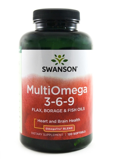 Swanson MultiOmega 3-6-9 120 kapsułek Swanson MultiOmega 3-6-9 120 kapsułek