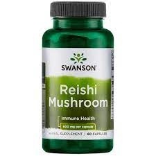 Swanson Reishi Mushroon 600 mg 60 kapsułek Swanson Reishi Mushroon 600 mg 60 kapsułek