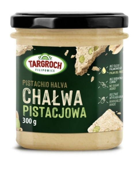 Targroch Chałwa pistacjowa bez cukru 300g Targroch Chałwa pistacjowa bez cukru 300g