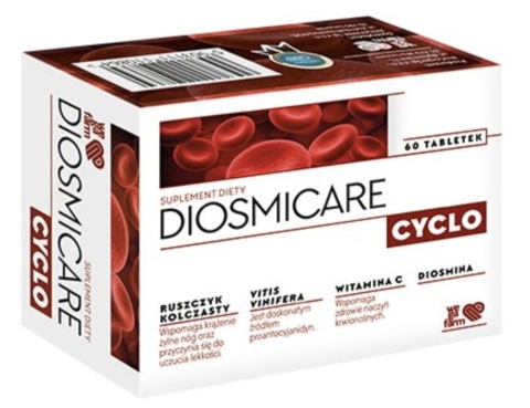 WegaFarm Diosmicare cyclo 60 tabletek WegaFarm Diosmicare cyclo 60 tabletek