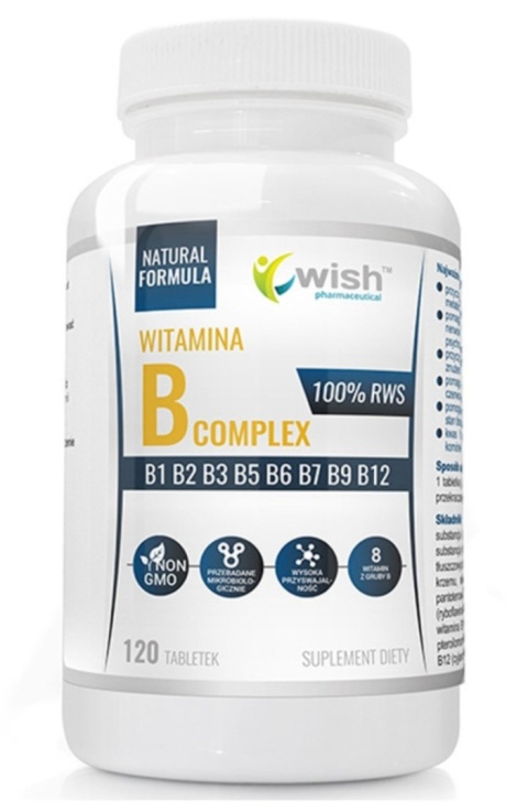 Wish Witamina B-complex 120 tabletek Wish Witamina B-complex 120 tabletek