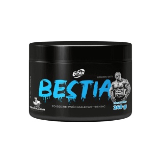 6PAK Bestia 240g smak tropikalny