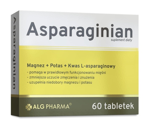 Alg Pharma Asparaginian 60 tabletek Alg Pharma Asparaginian 60 tabletek