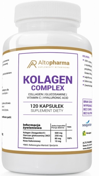 Altopharma Kolagen (Seagarden) Complex 500 mg 120 kapsułek