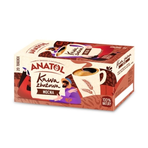 Anatol Kawa zbożowa mocna ekspresowa 20 x 4.2 g Anatol Kawa zbożowa mocna ekspresowa 20 x 4.2 g