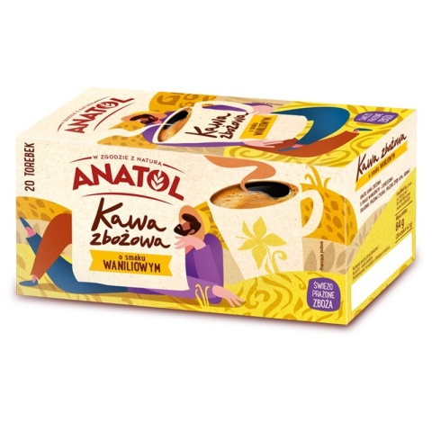Anatol kawa zbożowa o smaku waniliowym 84g Anatol kawa zbożowa o smaku waniliowym 84g
