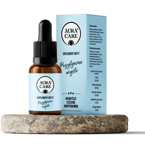 Aura Care Pozytywne myśli Adaptogeny 15 ml Aura Care Pozytywne myśli Adaptogeny 15 ml
