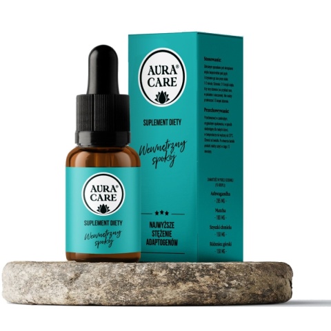 Aura Care Wewnętrzny Spokój Adaptogeny 15 ml Aura Care Wewnętrzny Spokój Adaptogeny 15 ml