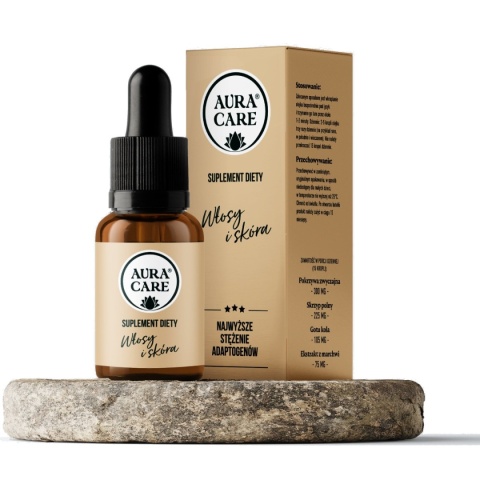 Aura Care Włosy i Skóra Adaptogeny 15 ml Aura Care Włosy i Skóra Adaptogeny 15 ml