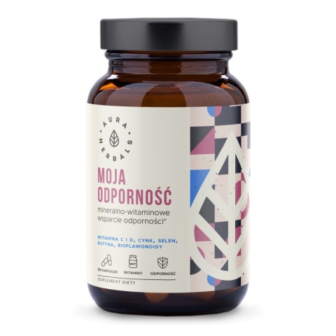 Aura Herbals Moja Odporność Minerały i Witaminy 60 kapsułek Aura Herbals Moja Odporność Minerały i Witaminy 60 kapsułek