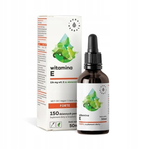 Aura Herbals Witamina E Forte 200 IU 50 ml Aura Herbals Witamina E Forte 200 IU 50 ml