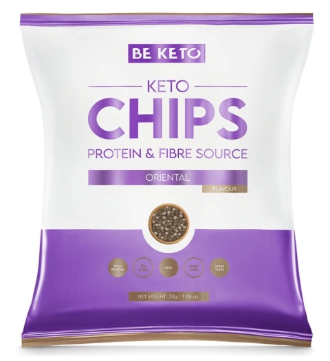 BeKeto Keto Chipsy pikantne orientalne 30g BeKeto Keto Chipsy pikantne orientalne 30g