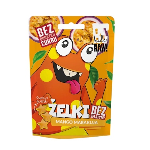 BeRAW Kids Żelki Mango Marakuja 35 g BeRAW Kids Żelki Mango Marakuja 35 g