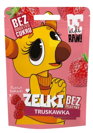 BeRAW Kids Żelki Truskawka Jabłko 35 g