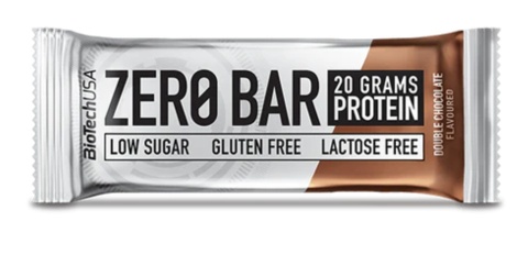 BioTech USA Zero Bar 50g o smaku podwójnej czekolady BioTech USA Zero Bar 50g o smaku podwójnej czekolady
