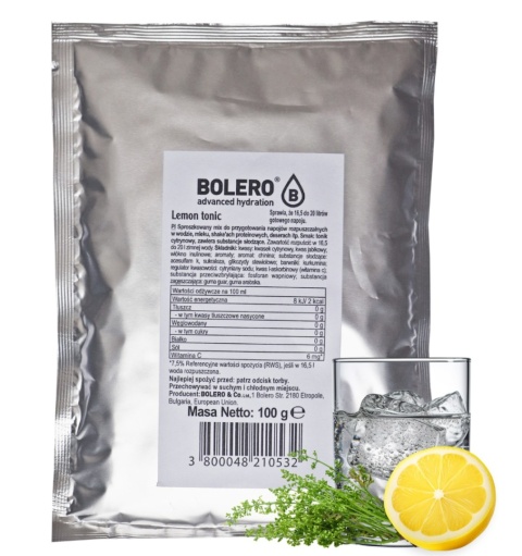 Bolero Bag Lemon Tonic 100g Bolero Bag Lemon Tonic 100g
