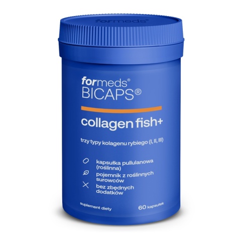 ForMeds Bicaps Collagen Fish+ Kolagen rybi, kwas hialuronowy 60 kapsułek ForMeds Bicaps Collagen Fish+ Kolagen rybi, kwas hialuronowy 60 kapsułek