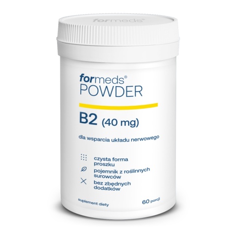 ForMeds Powder B2 Witamina B2 Ryboflawina 60 porcji ForMeds Powder B2 Witamina B2 Ryboflawina 60 porcji