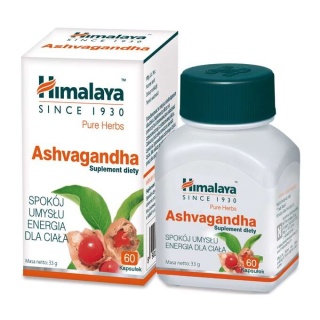 Himalaya Ashvagandha 60 kapsułek