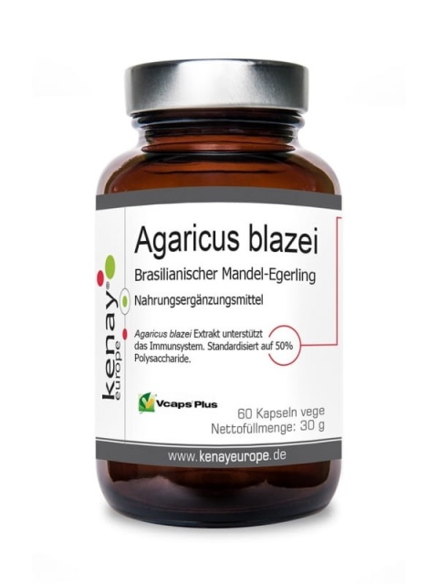 Kenay Agaricus Blazei Pieczarka brazylijska 500 mg 60 kapsułek Kenay Agaricus Blazei Pieczarka brazylijska 500 mg 60 kapsułek