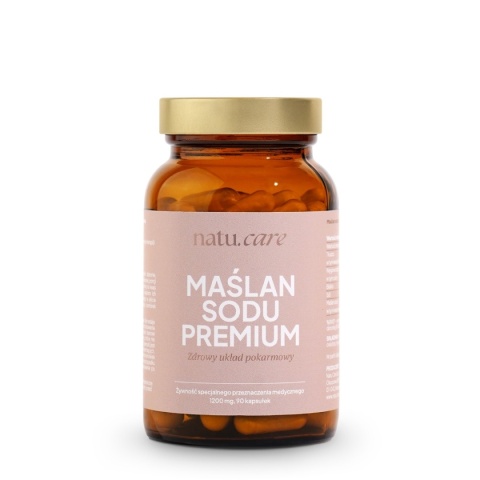 Natu.care Maślan Sodu 1200 mg 90 kapsułek Natu.care Maślan Sodu 1200 mg 90 kapsułek