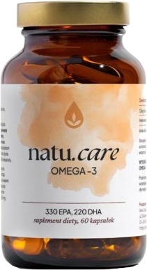 Natu.care Omega 3 550mg 60 kapsułek Natu.care Omega 3 550mg 60 kapsułek