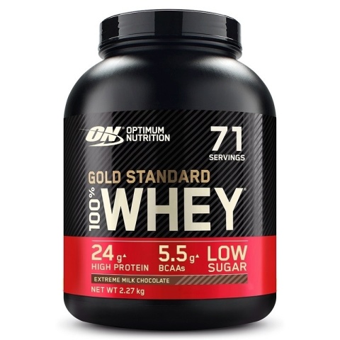 Optimum Nutrition 100% Gold Standard Whey 2270 g Mleczna Czekolada Optimum Nutrition 100% Gold Standard Whey 2270 g Mleczna Czekolada