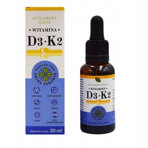 Primabiotic Witamina D3+K2 MK7 30ml Primabiotic Witamina D3+K2 MK7 30ml