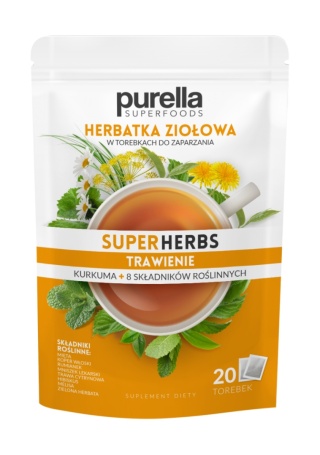 Purella SuperHerbs Mieszanka ziół na trawienie 20 x 1,75 g
