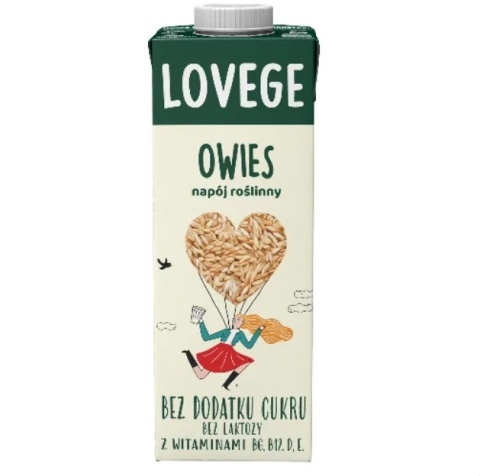 Sante Napój Lovege Owsiany Bez Cukru 1l Sante Napój Lovege Owsiany Bez Cukru 1l